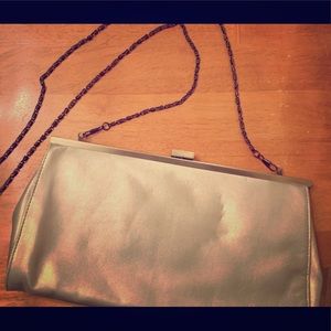 Vintage Gunne Sax gold evening bag